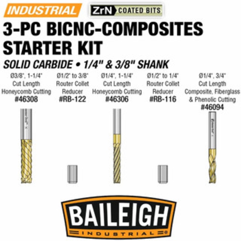 Baileigh BICNC-Composites Starter Kit – BA9-1225150