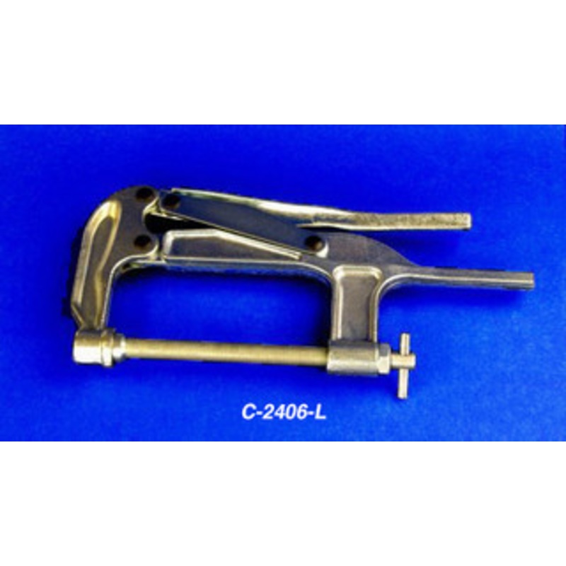 Knu-Vise C-Clamp Long Spindle 3.25 Throat Depth – C-2406-L