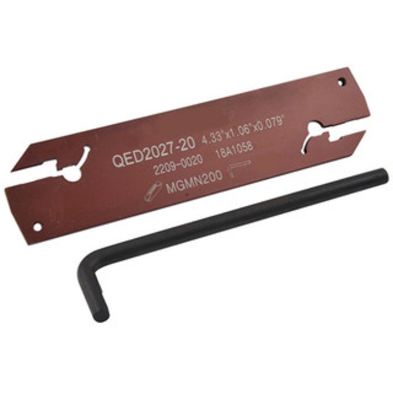 Precise 0.079W x 1.06H Indexable Cut-Off & Grooving Blade – 2209-0020