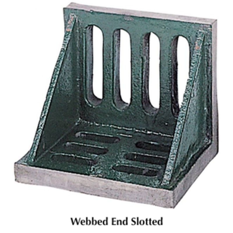 Precise Webbed End or Open End Slotted Angle Plates