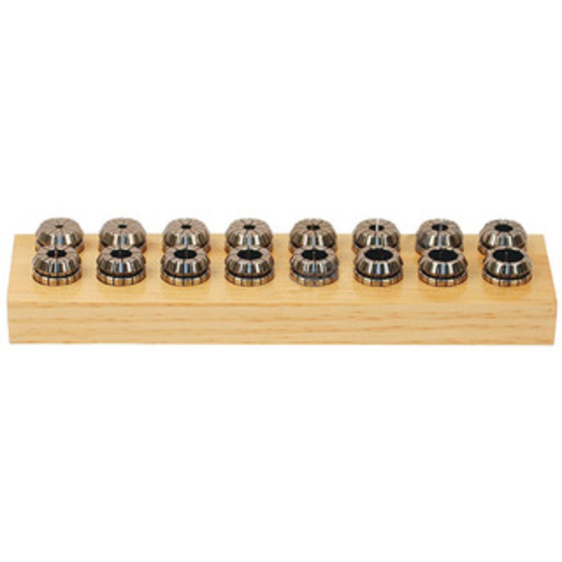 Sharktools ER-25 16 Piece Collet Set, 5/32 thru 1/2 by 32nds Size Range