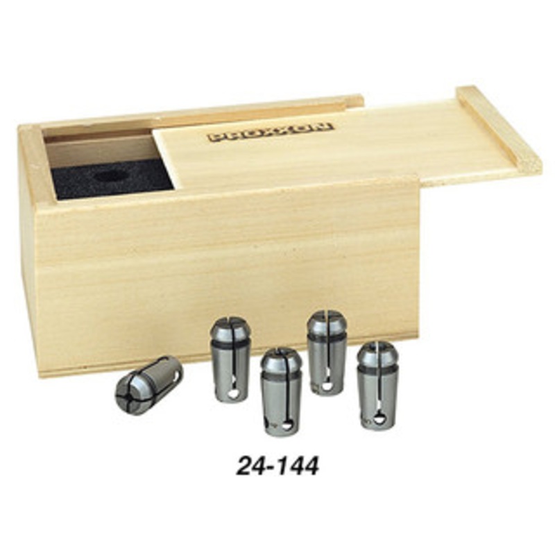 Proxxon 5 Piece Collet Set for PF 230 – 24-144