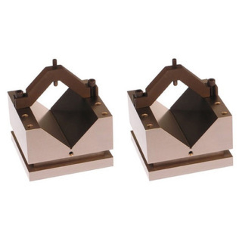 Suburban Precision Steel V-Blocks (Pair), SineSet Compatible, 90 degree, 6 x 6 x 4 – VB-466-M-S2