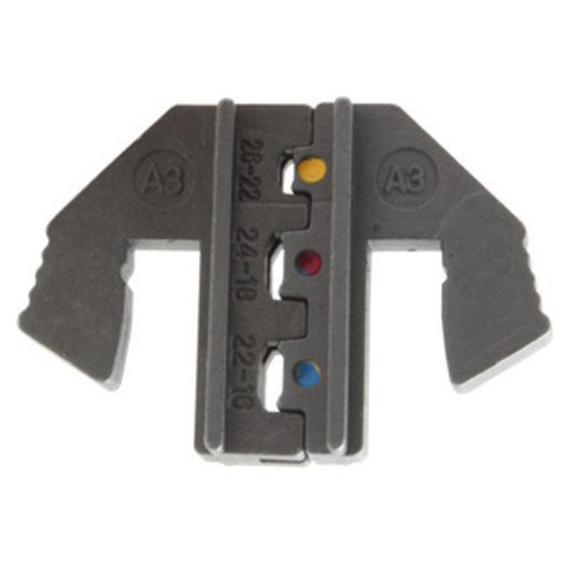 Aven Crimping Die A3 for Miniature Insulated Terminals 26-22/24-18/22-16 AWG – 10189D