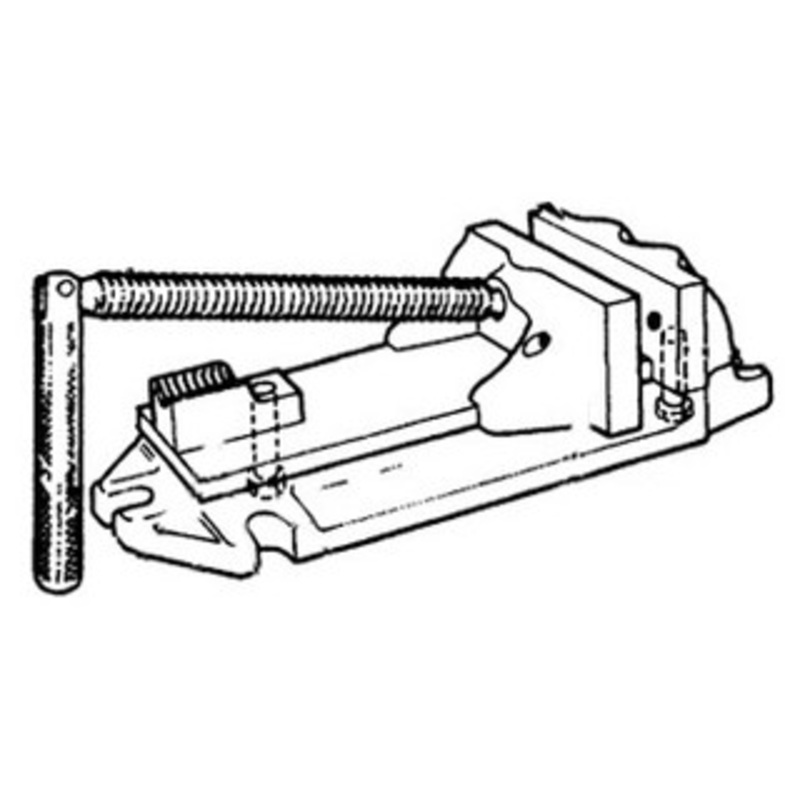 Cardinal Base Plate for No. 554-4BV Vise – 4BP