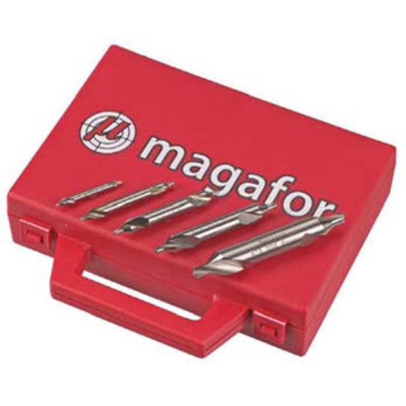 Magafor 5 pc. HSS Drills and Countersink Sets