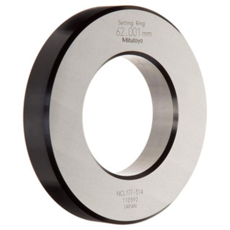 Mitutoyo Metric Steel Setting Ring, 62mm – 177-314