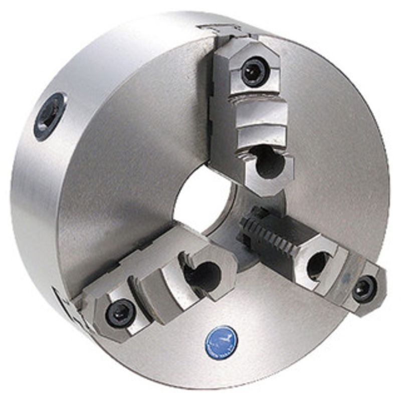Precise 10 3-Jaw Top Reversible Plain Back Lathe Chuck – 3900-3403