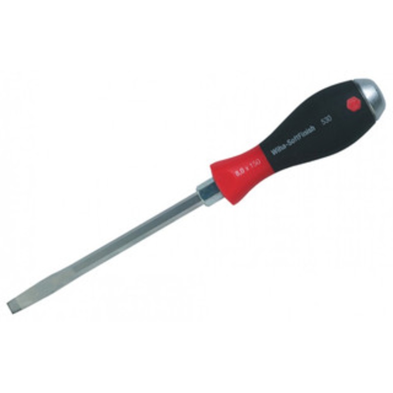 Wiha SoftFinish Extra Heavy Duty Slotted Screwdrivers