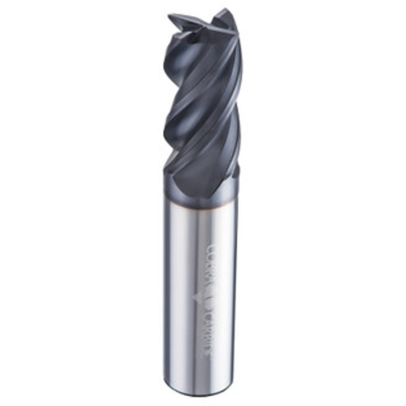 Cobra Carbide ADDER Ultra Performance Universal Endmill, Coated AlCrN, Square Radius, 3/8 dia., 3/8 shank, 1 LOC – 18860