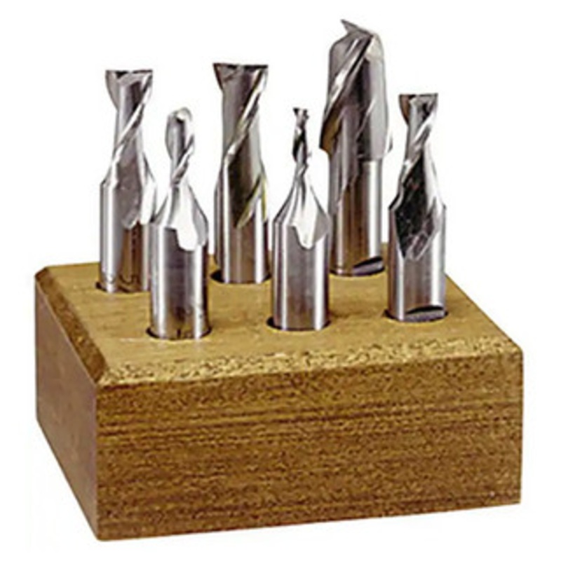 Interstate 2 & 4 Flute HSS & Cobalt Single End Mill Sets