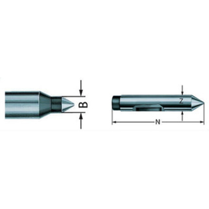 Rohm Standard Center for Face Driver, Series 680-40 .394 Dia. – HK8088353