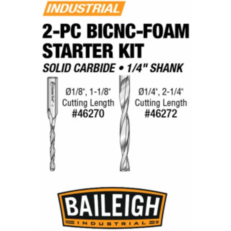 Baileigh BICNC-Foam Starter Kit – BA9-1225149