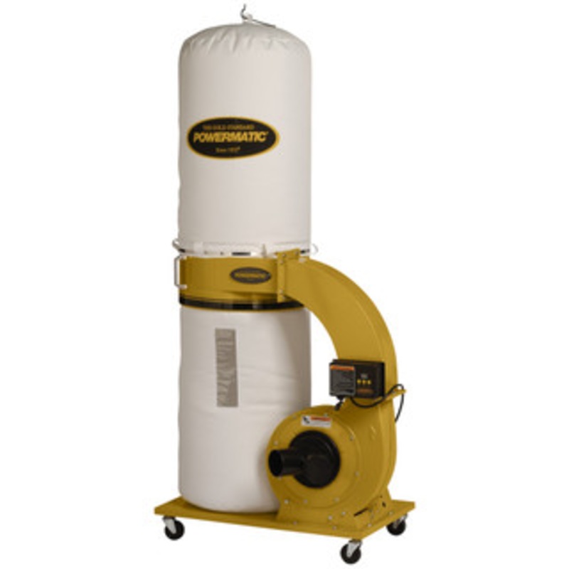 Powermatic PM1300TX-BK Dust Collector, 1.75 HP, 1-Phase, 115/230V, 30-Micron Bag Filter Kit – PM9-1791078K
