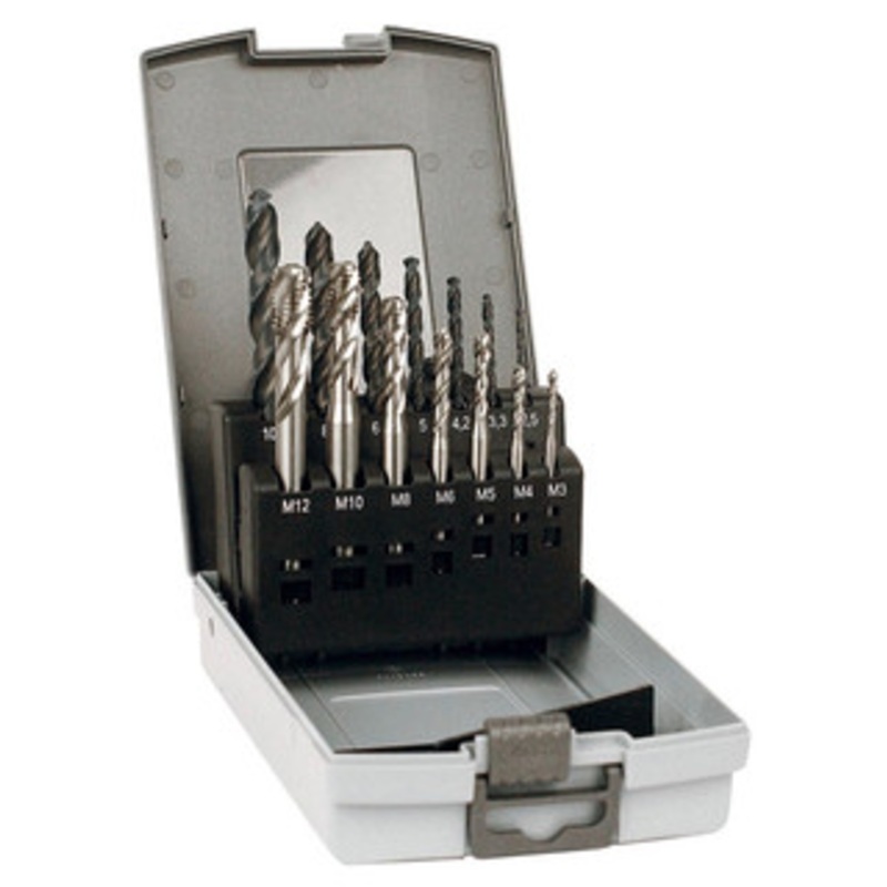 Metric Drill & Tap Set, M35 Cobalt, 14 pcs.