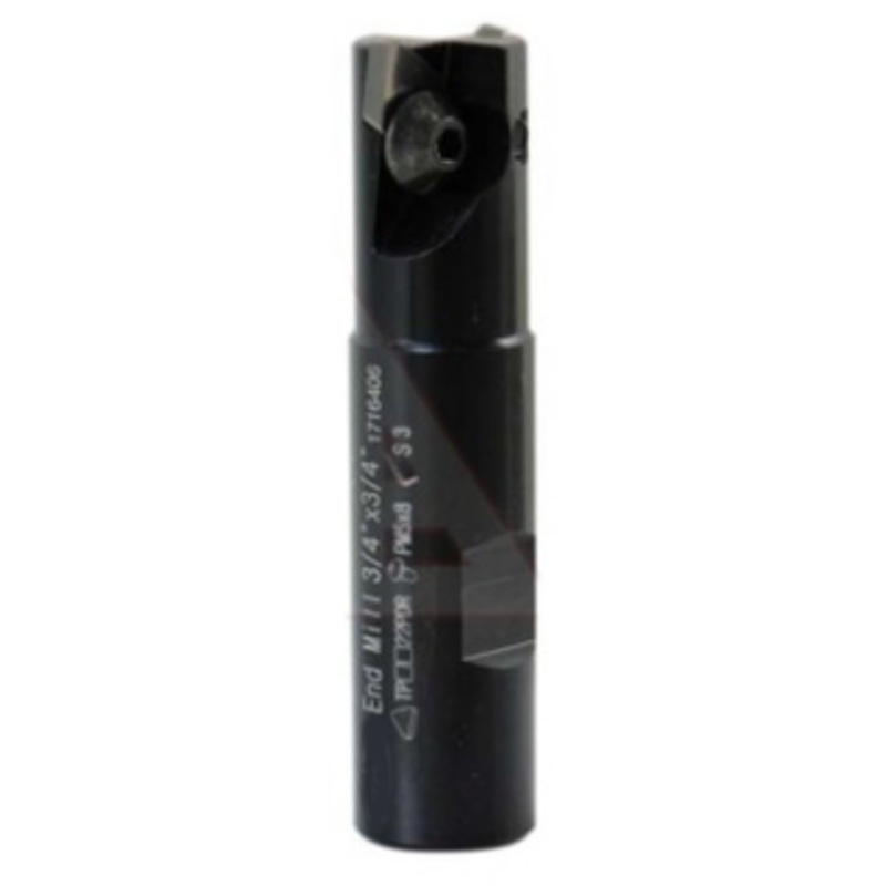 Precise 3/4 Shank, 3/4 Carbide Indexable End Mill – 404-901