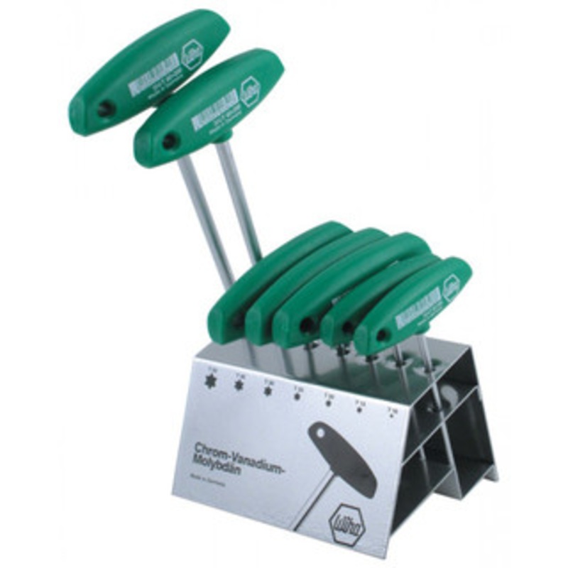 Wiha Torx T-Handle 7 Piece Set in Metal Stand – 36490