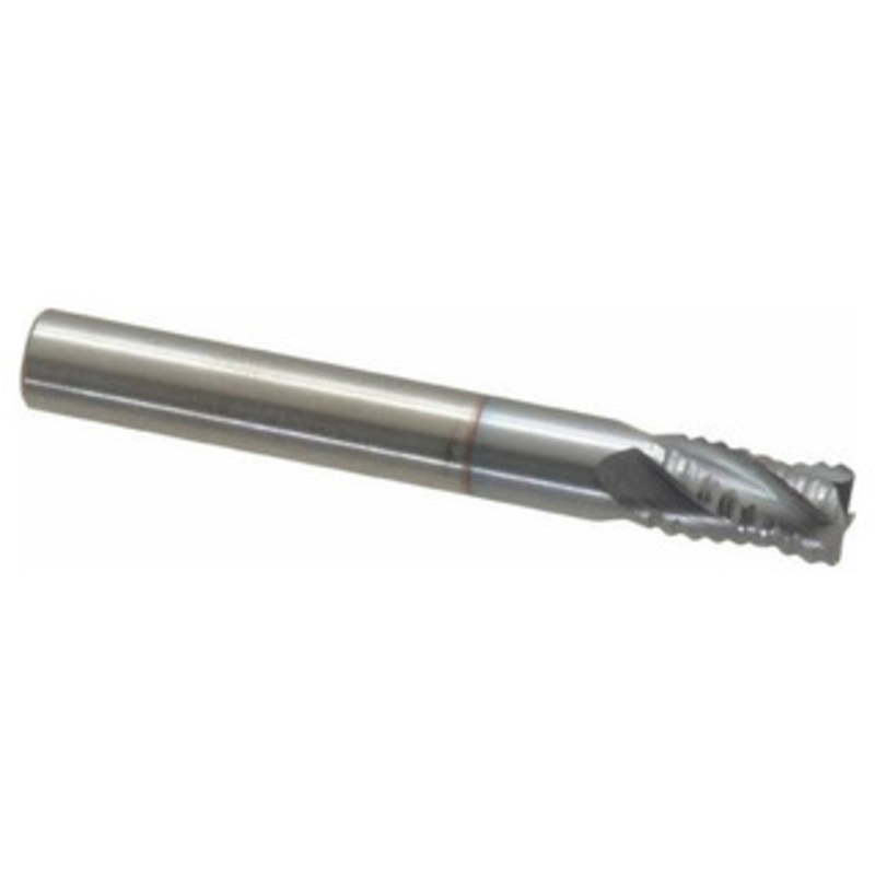 Accupro 4-Flute High Performance TiCN & AlTiN Coated Fine Tooth Roughing End Mills