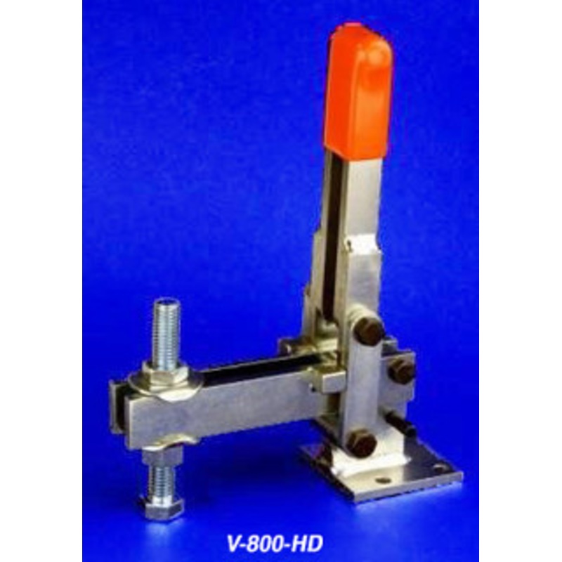 Knu-Vise Heavy Duty Vertical Hold Down Clamp 4.56 Throat Depth – V-800-HD