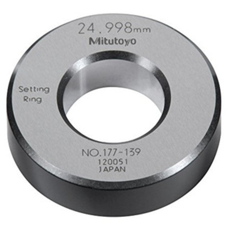 Mitutoyo Metric Steel Setting Ring, 25mm – 177-139