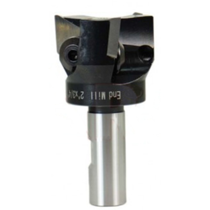 Precise 3/4 Shank, 2 Carbide Indexable End Mill – 404-907