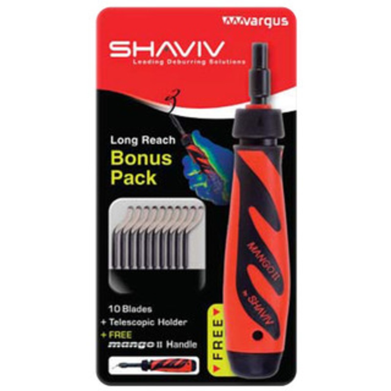 Shaviv Mango II Long Reach Bonus Pack, 12 pc. E-100-S Blade Type – 82-179-3