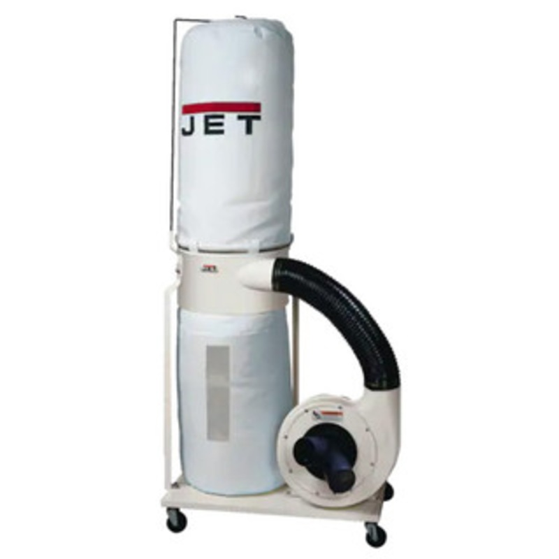 JET Vortex Cone DC-1200VX-BK1 Dust Collector, 2HP 1PH 230V, 30-Micron Bag Filter Kit – 710701K