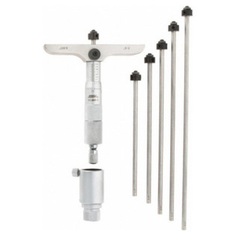 SPI Depth Micrometer, 0-6 Range, 4 Base – 11-569-1