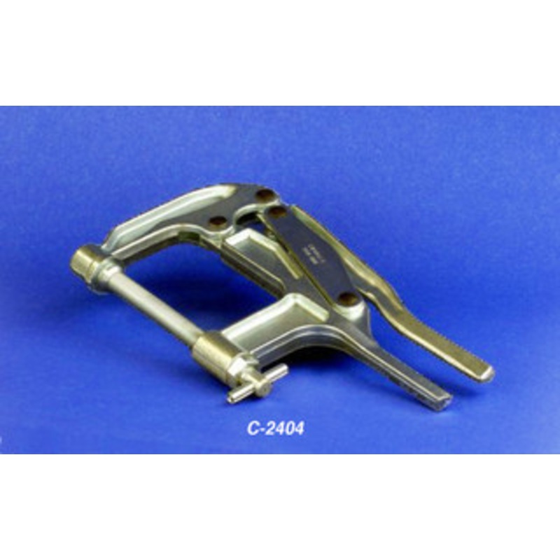 Knu-Vise C-Clamp Long Spindle 3.25 Throat Depth – C-2404-L