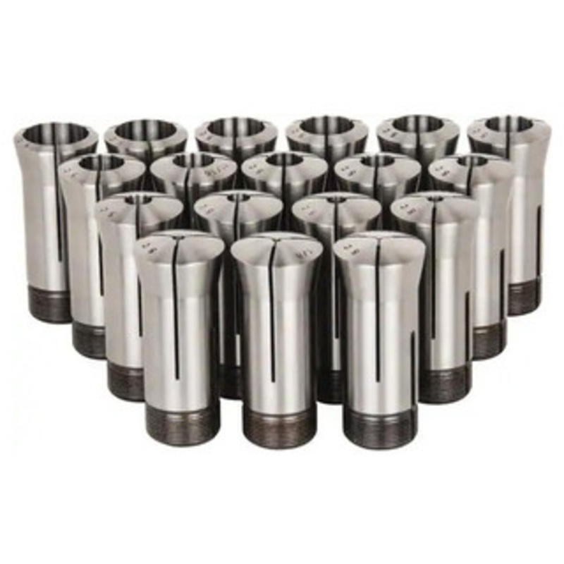 Lyndex 5C Round Collet Set, 18 Piece, 1/16 to 1-1/8 Capacity 510-018 – 991-175-3