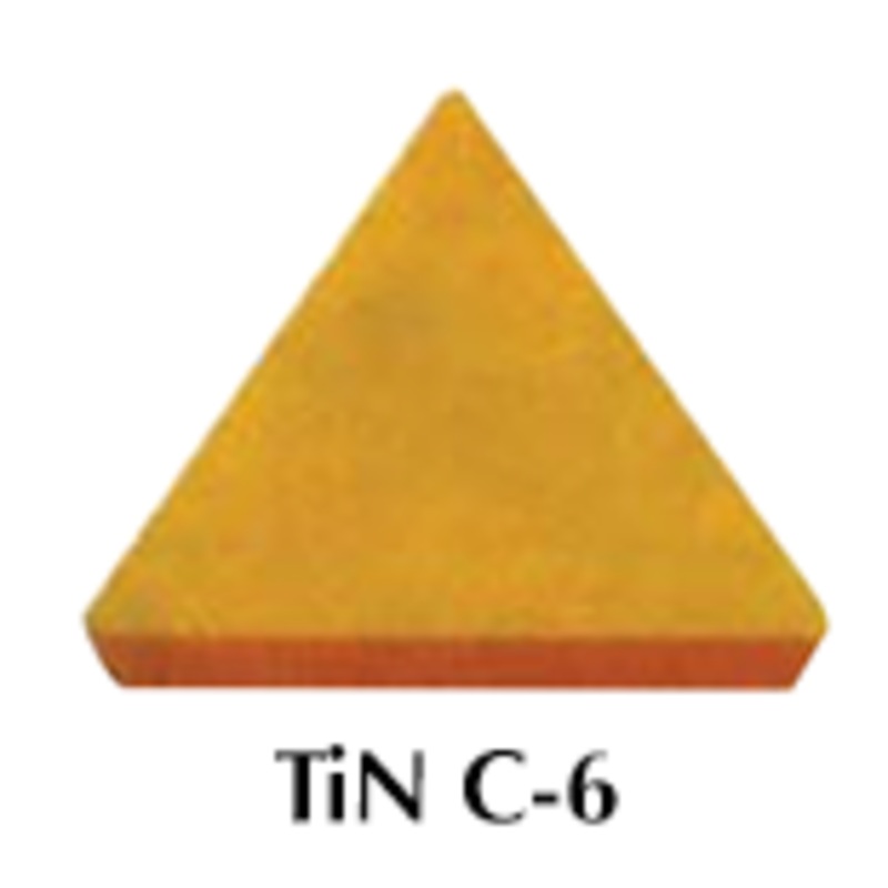 Precise TPG-32.51 TiN Coated C-6 Positive Rake Carbide Insert (Pack of 10) – 6020-1122