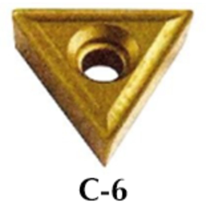 Precise TPMM-421 ASA TiN Coated C-6 Positive Rake Carbide Insert (Pack of 6) – 6026-2431