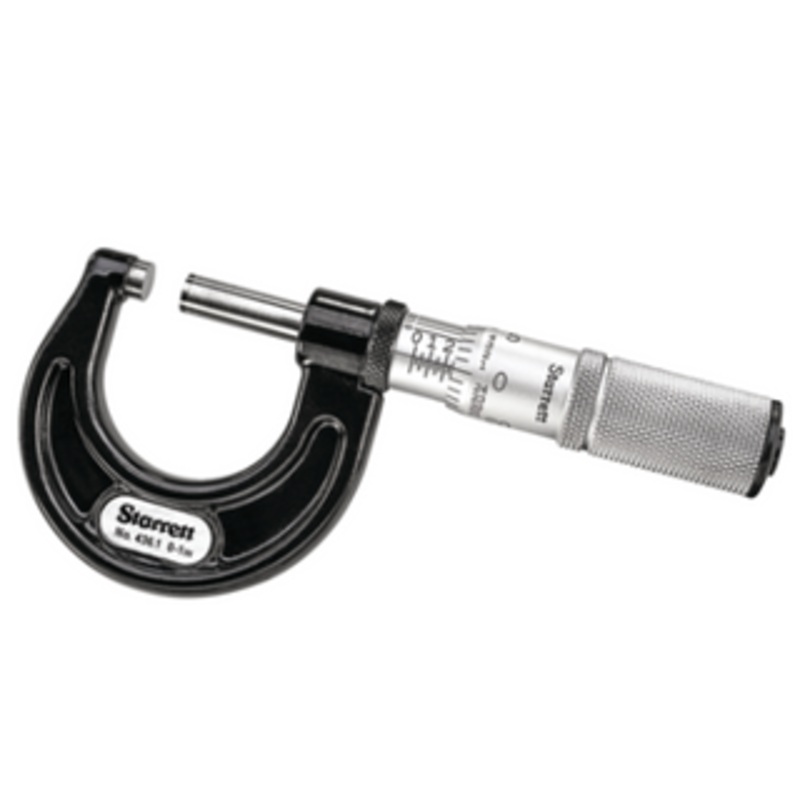 Starrett Series 436 0-1 Outside Micrometer Friction Thimble T436.1XFL-1 – 11-220-1