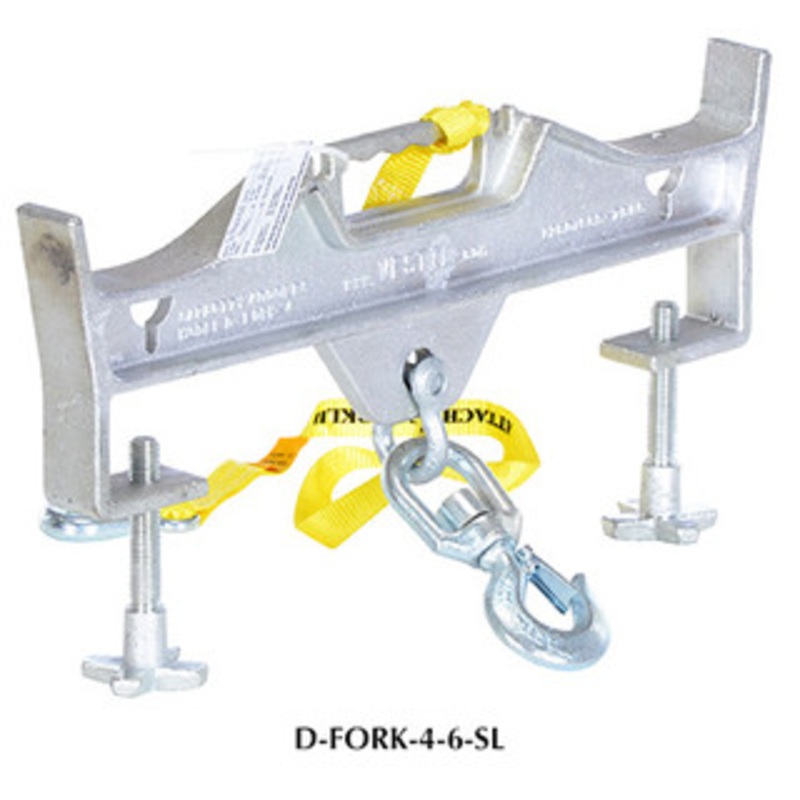 Vestil Double Fork Hoisting Hook w/Swivel Hook – D-FORK-4-6-SL
