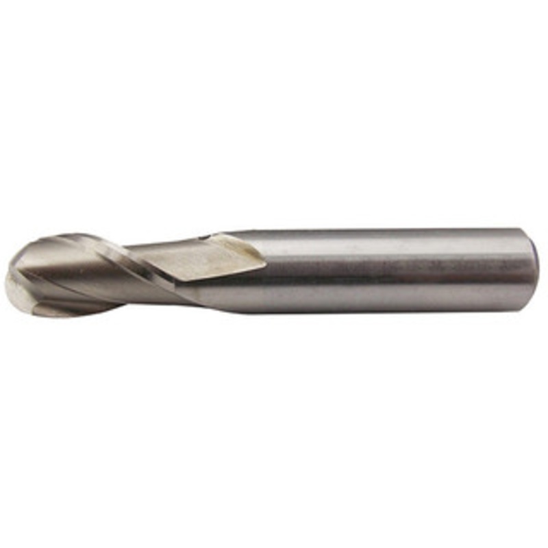 Precise 2 Flute HSS Single End Ball End Mills