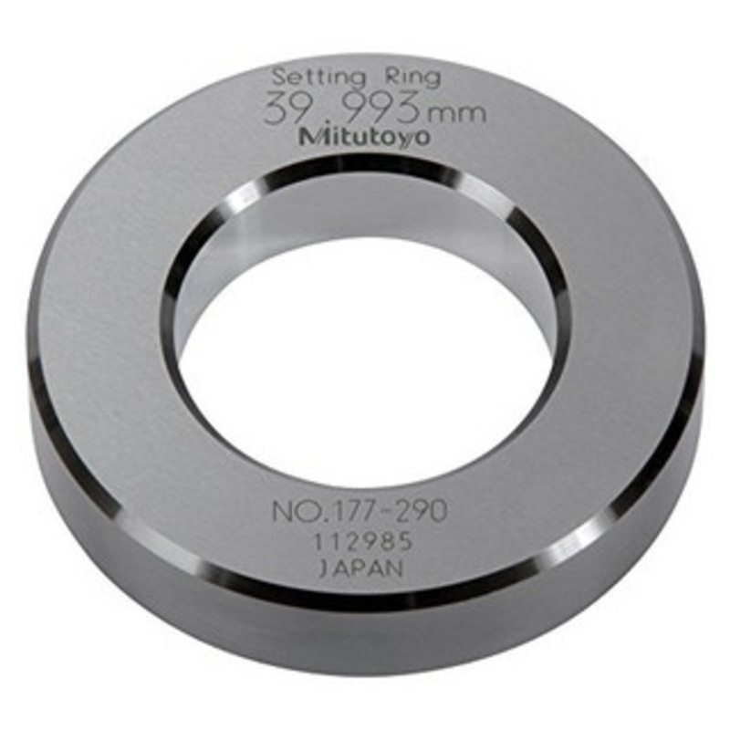 Mitutoyo Metric Steel Setting Ring, 40mm – 177-290