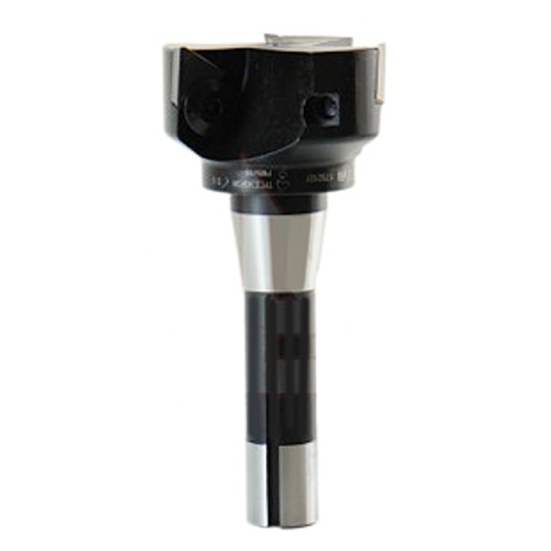 Precise R8 Shank, 3 Carbide Indexable End Mill – 404-921