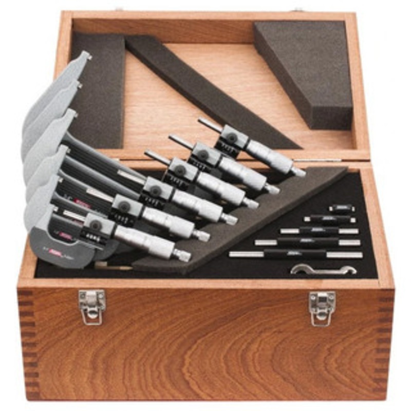 SPI Digit Outside Micrometer Set, 0-6 – 17-736-0