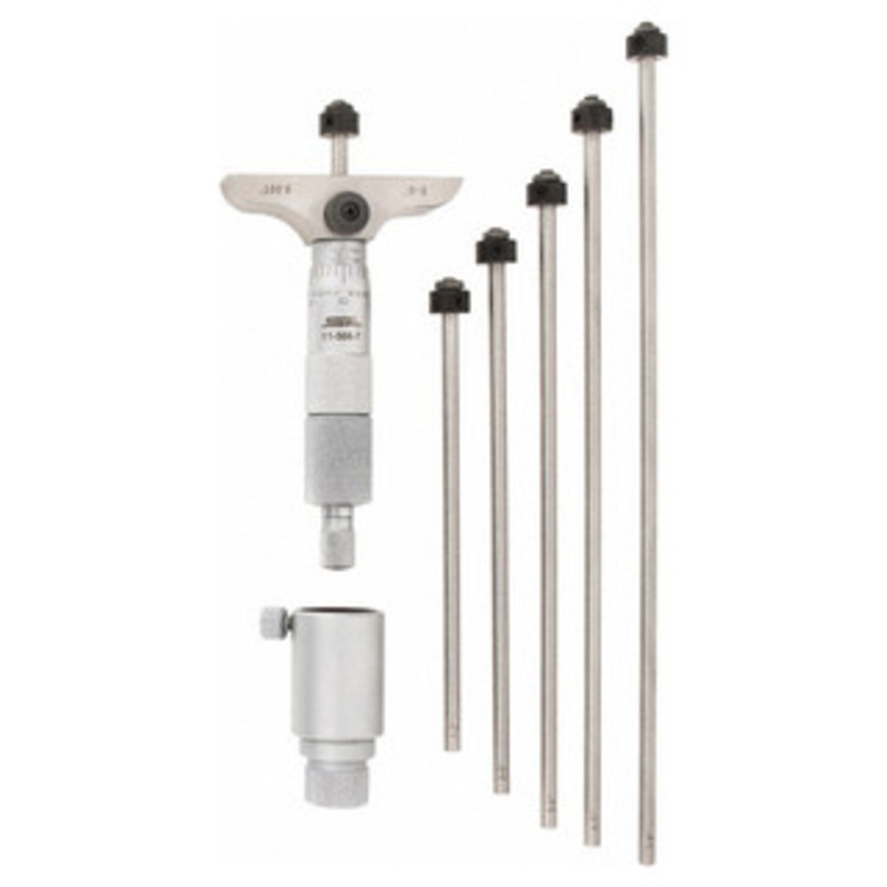 SPI Depth Micrometer, 0-6 Range, 2-1/2 Base – 11-566-7