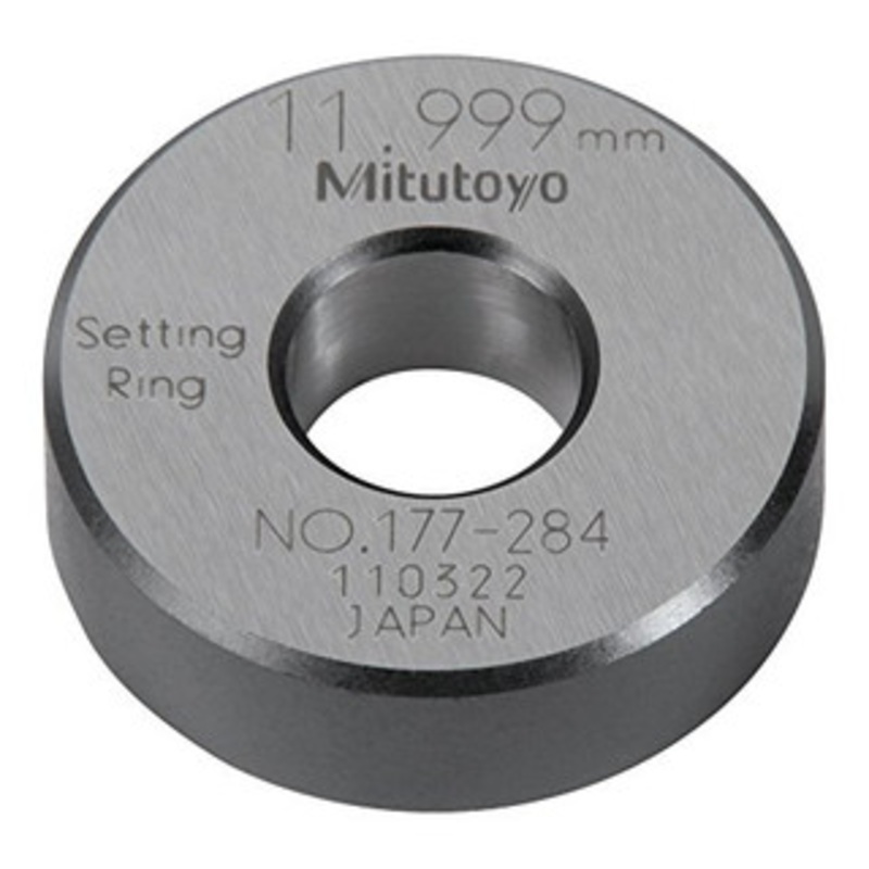 Mitutoyo Metric Steel Setting Ring, 12mm – 177-284