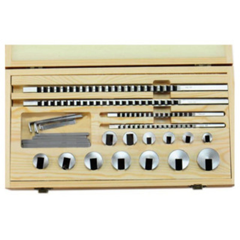 Precise No. 70 HSS Keyway Precision 22 Piece Broach Set – 404-627