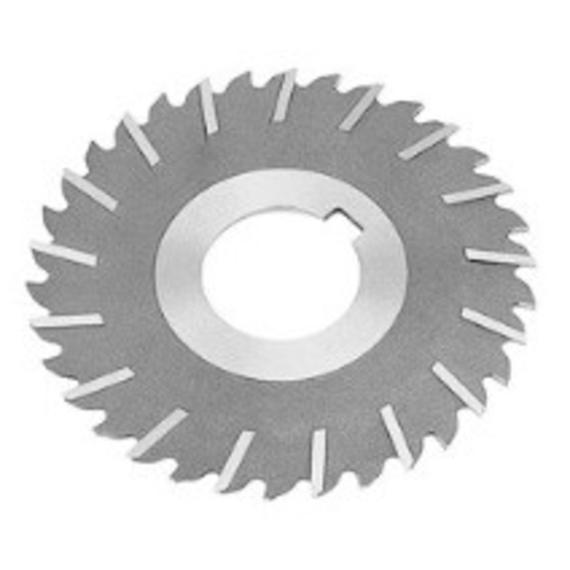 TMX Metal Slitting Saw, Plain Tooth with Side Chip Clearance, 4 dia., 1/4 face width, 1-1/4 hole size – 5-748-332