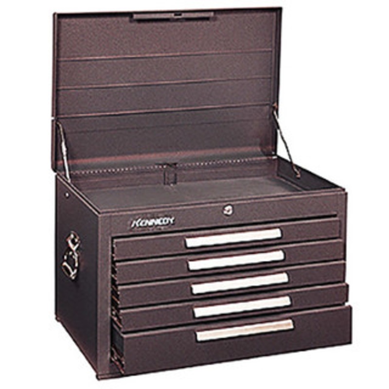 Kennedy K2000 29 5-Drawer Mechanics Top Chest, Brown Wrinkle – 2905XB