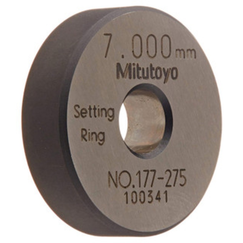 Mitutoyo Metric Steel Setting Ring, 7mm – 177-275