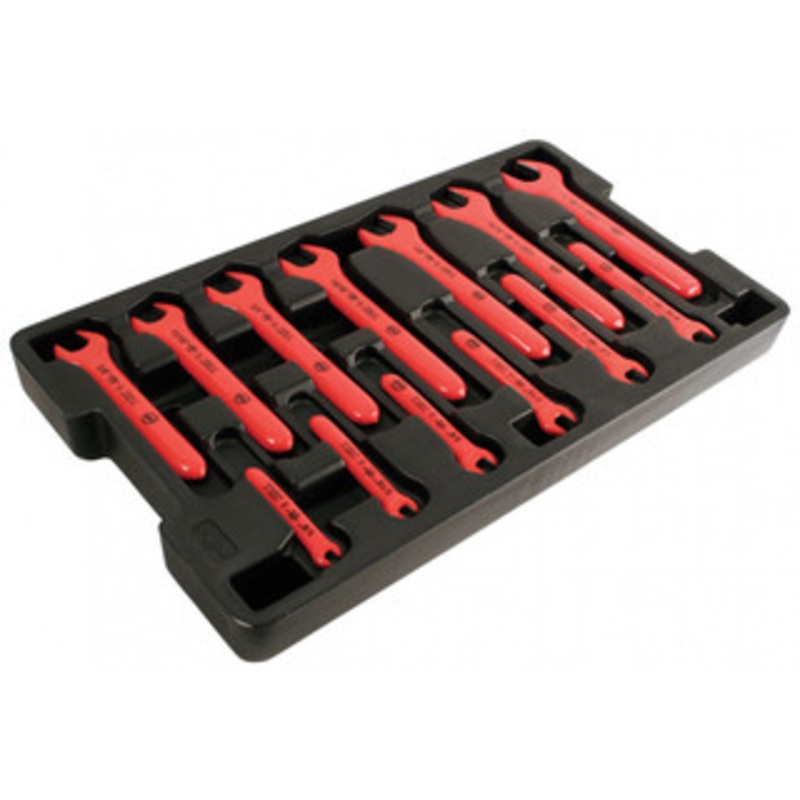 Wiha Insulated Open End Wrench Tray Sets