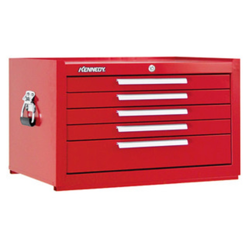 Kennedy K1800 27 5-Drawer Mechanics Chest, Industrial Red – 285XR