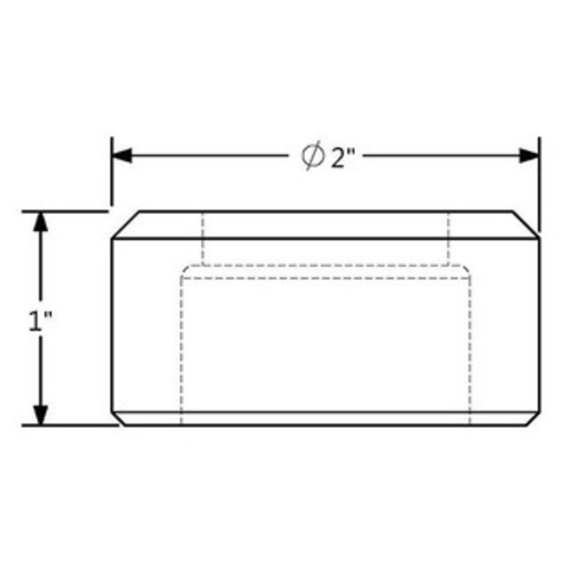 417 Oblong Die 15/16 x 1-5/16 with 2 Whistle Spots – 41793042