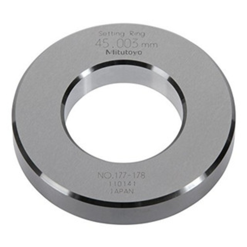 Mitutoyo Metric Steel Setting Ring, 45mm – 177-178