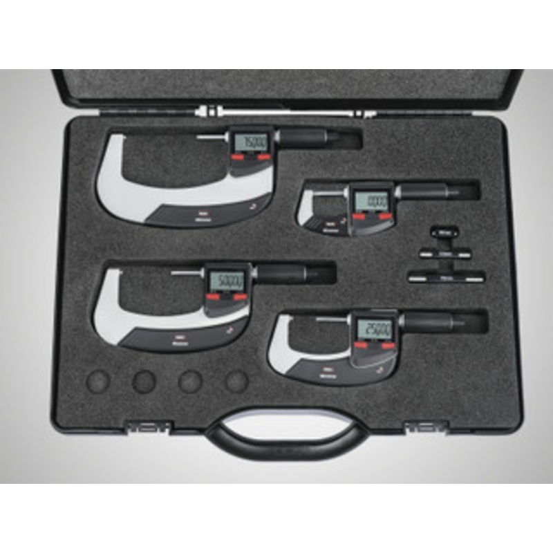 Mahr Micromar 40 EWRi Digital Micrometer Set, 0-100mm/0-4 – 4157115