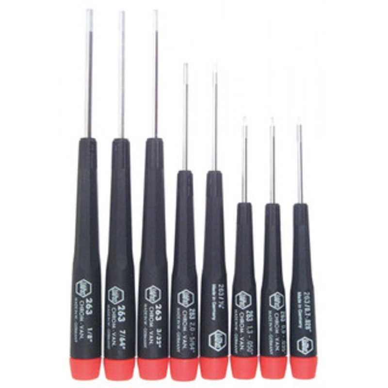 Wiha Precision Hex Inch Screwdrivers 8 Piece Set – 26391